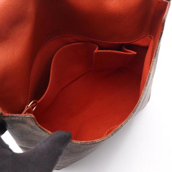 LOUIS VUITTON Brown Damier Leather Shoulder Bag - Picture 3 of 14